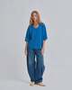 SAYAKA DAVIS NEW YORK U-Neck Knit Tee - Cerulean - Thumbnail 8
