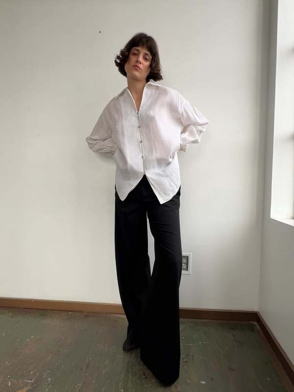 Black Cuffed Trouser
