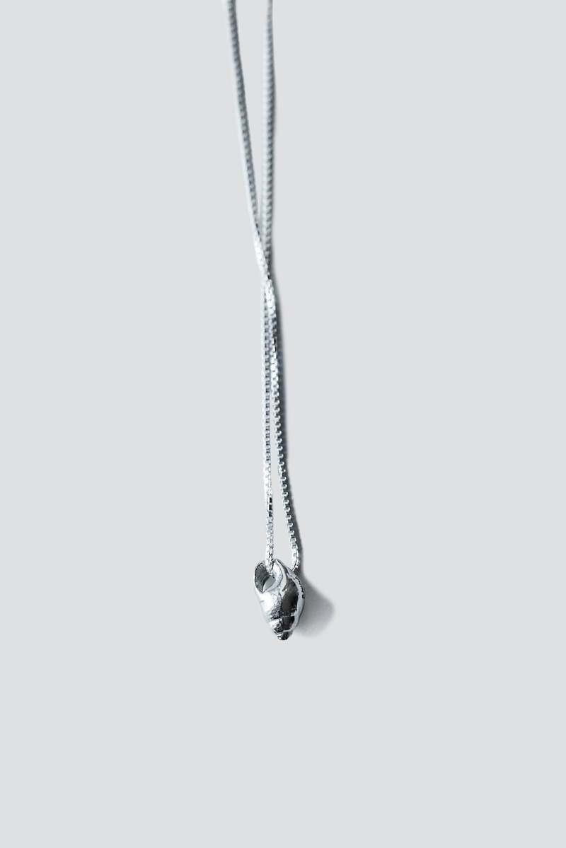 P. Nina No. 20 Venus Pearl Necklace - Silver/Light Blue P. Nina No. 20 Venus Pearl Necklace - Silver/Light Blue