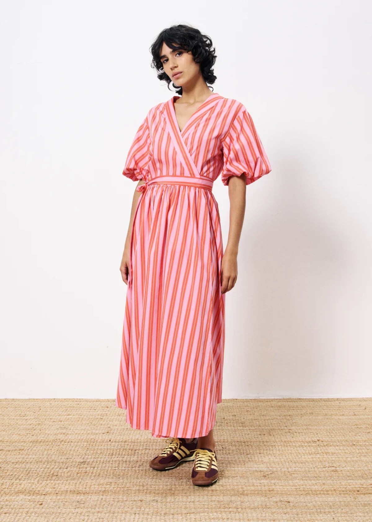 pink edmonise dress FRNCH Edmonise Rose Dress Rosella Style