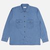 Universal Works Long Sleeve Utility Shirt - Washed Indigo - Thumbnail 1