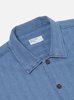 Universal Works Long Sleeve Utility Shirt - Washed Indigo - Thumbnail 3