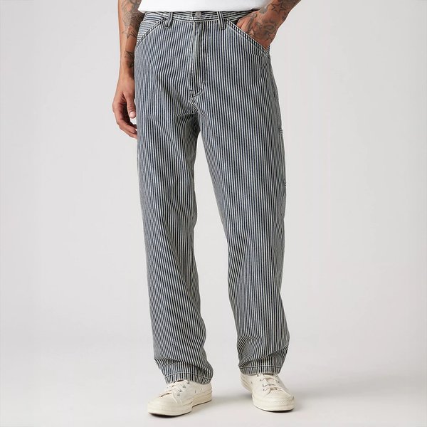 早期完売★Rest&Recreation★RR STRIPE CARPENTER PANTS★大人気 ☆関税込☆Rest&Recreation☆RR STRIPE CARPENTER PANTS☆