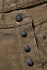 Pure Blue Japan Woven Heavy Duck Cloth Relaxed Tapered Wash - Olive - Thumbnail 3