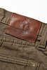 Pure Blue Japan Woven Heavy Duck Cloth Relaxed Tapered Wash - Olive - Thumbnail 5