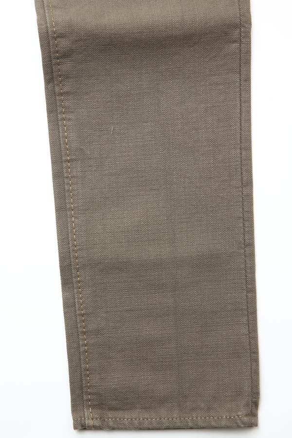Pure Blue Japan Woven Heavy Duck Cloth Relaxed Tapered Wash - Olive Pure Blue Japan Woven Heavy Duck Cloth Relaxed Tapered Wash - Olive