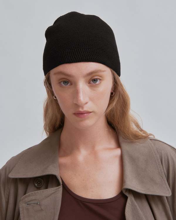 SAYAKA DAVIS NEW YORK Crochet Beanie - Black