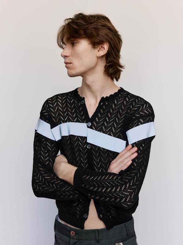 Magliano Tekno Bimbo Cardigan - Black | Garmentory