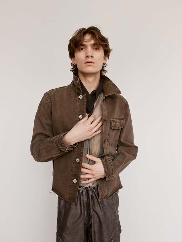 ジャケット・アウター Our legacy reincarnation suede jacket 46 Our Legacy Our legacy Reincarnation black suede leather