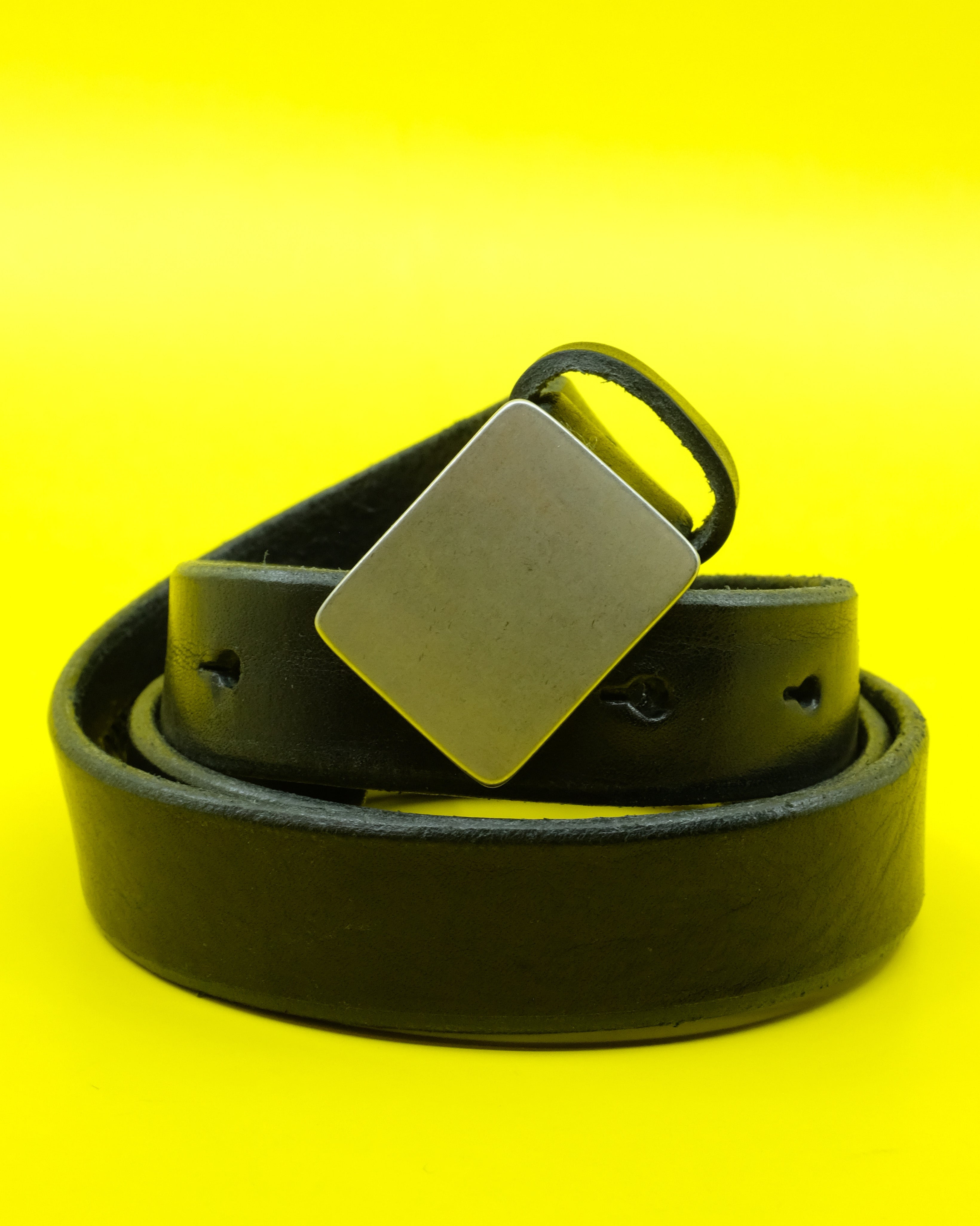 OUR LEGACY｜ (SPEED BELT Flecking Black Leather (A2258CF Our-Legacy-Speed-Belt---