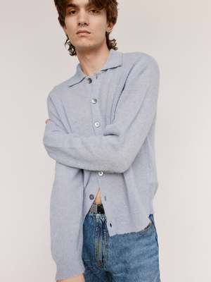 Our Legacy Evening Polo - Livid Blue | Garmentory