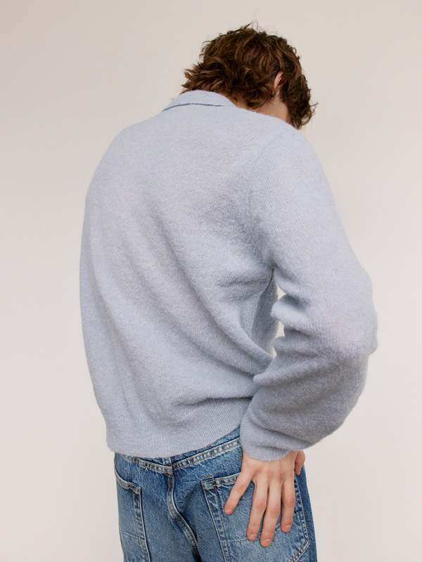 Our Legacy Evening Polo - Livid Blue | Garmentory