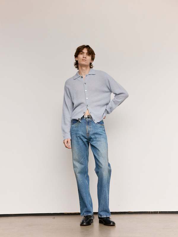 Our Legacy Evening Polo - Livid Blue | Garmentory