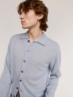 Our Legacy Evening Polo - Livid Blue | Garmentory