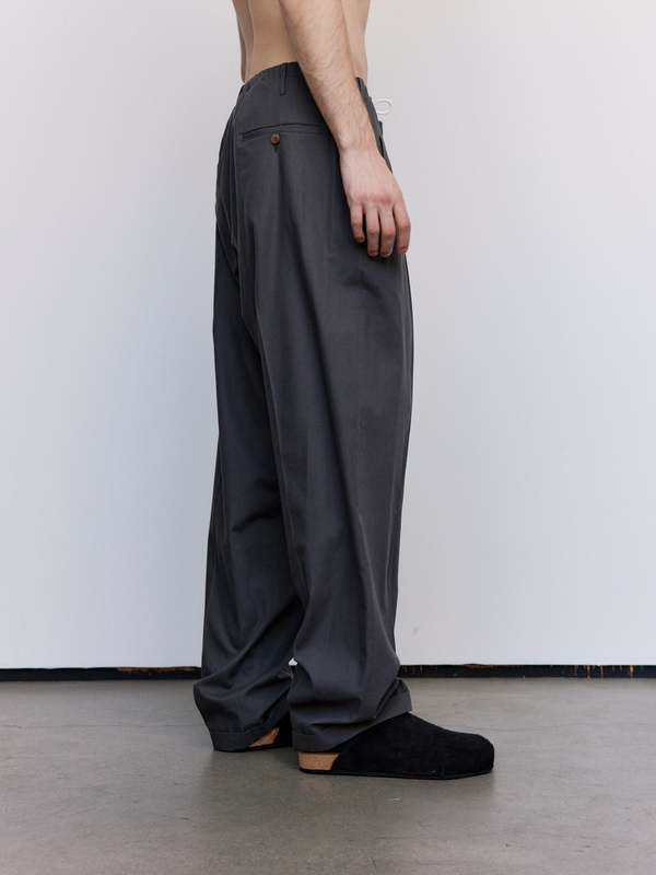 MAGLIANO PEOPLE'S PANTS マリアーノ　ブラウン　スラックス Magliano San Rocco People's Pants - Brown | Garmentory