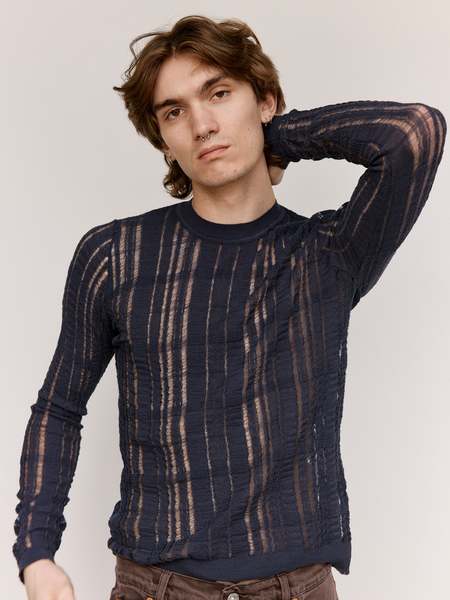 Our Legacy Evening Polo - Soft Duke Argyle | Garmentory