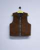 Our Legacy Reversible Shearling Vest - Rustic Grain Brown - Thumbnail 12