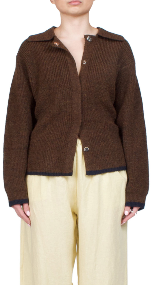 Deiji Studios One Button Knit - Tawny | Garmentory