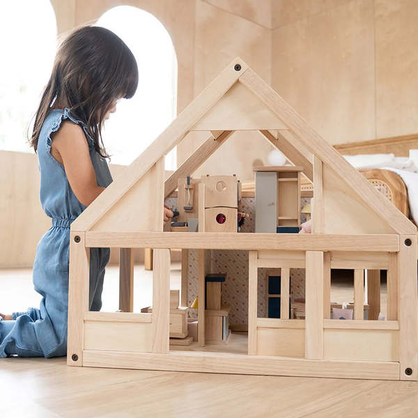 PlanToys Dollhouse - Beige