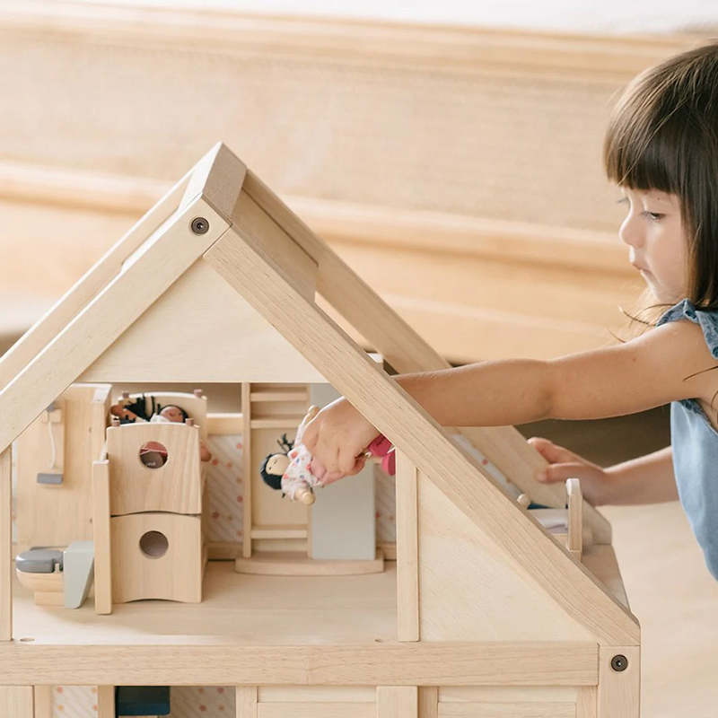 PlanToys Dollhouse - Beige