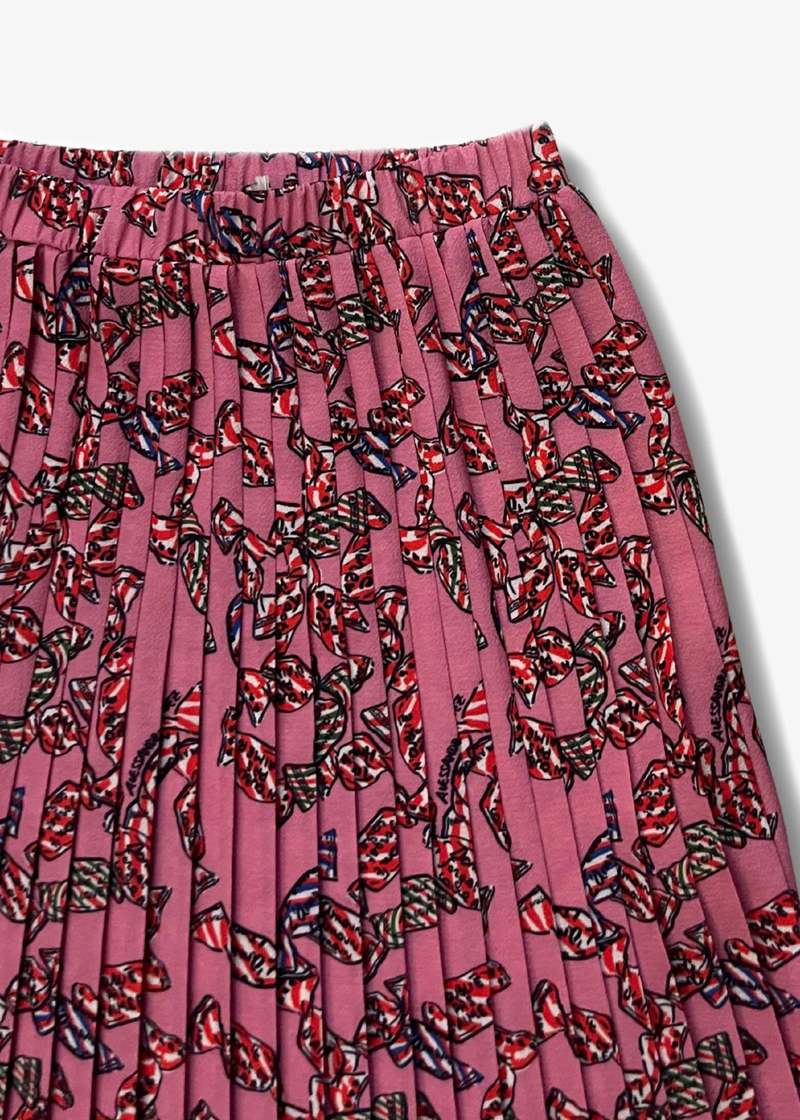 スカート ALESSANDRO ENRIQUEZ Women Skirts SK01 PO REDJAS Red Alessandra Enriquez Skirt - Candy | Garmentory