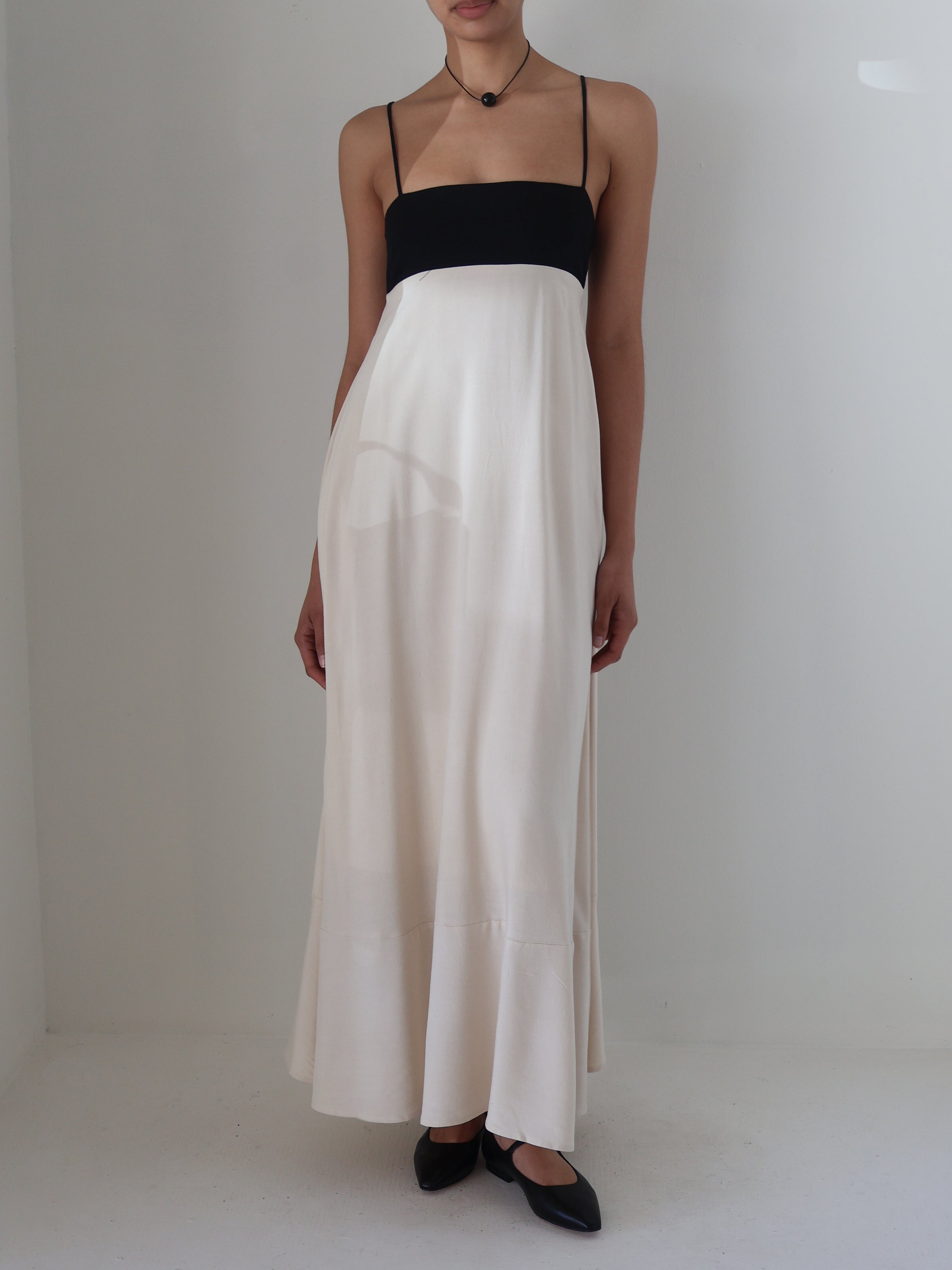 black party dress maxi Nana Jacqueline Gabrielle Fur Maxi Dress (Black)