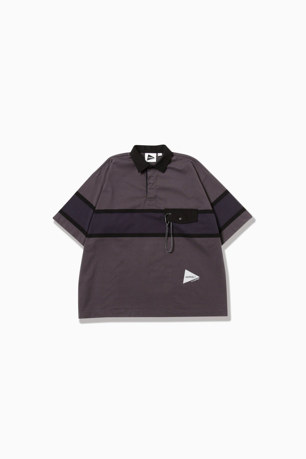 and wander x Gramicci Tech Rugby Shirt - Charcoal | Garmentory