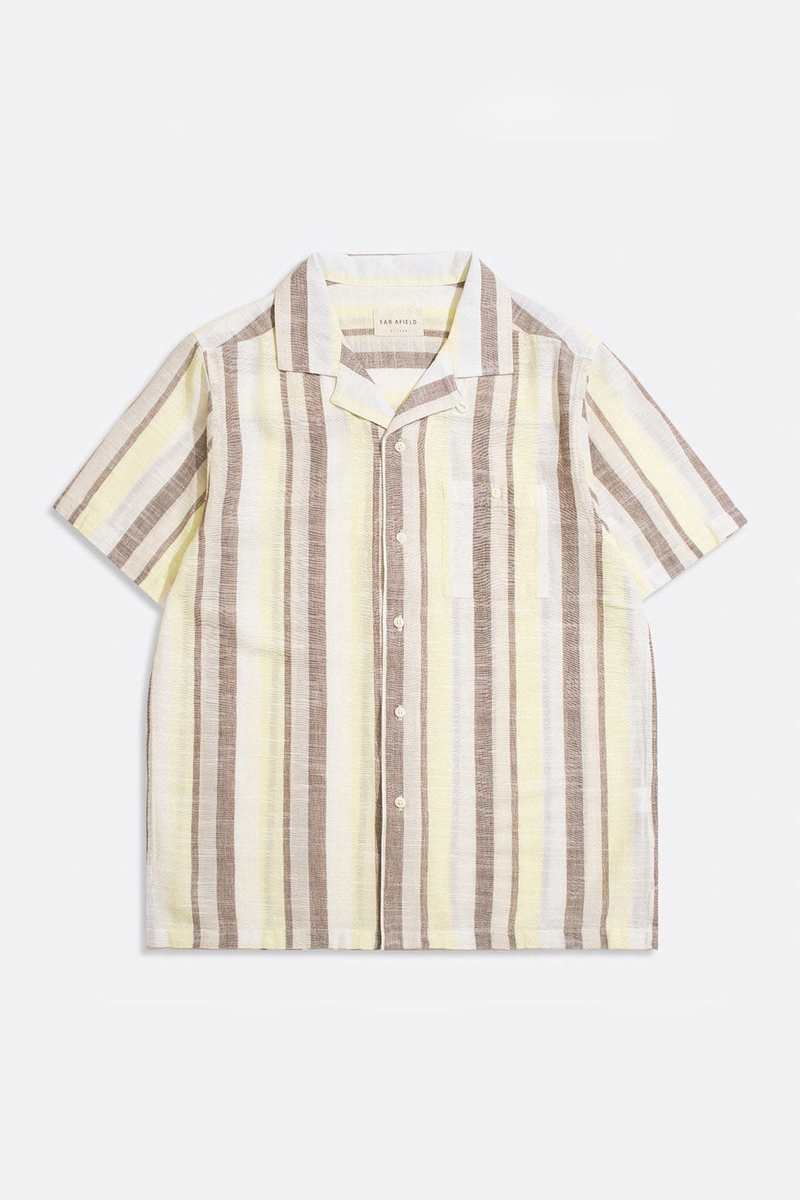 Far Afield Selleck Shirt - Brown/Yellow Far Afield Selleck Shirt - Brown/Yellow