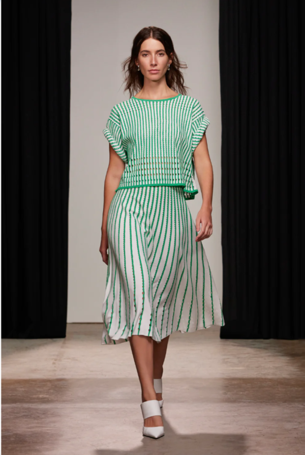 Christy Lynn Nellie/Colton Pinstripe Knit Set - Green | Garmentory Christy Lynn Nellie/Colton Pinstripe Knit Set - Green | Garmentory