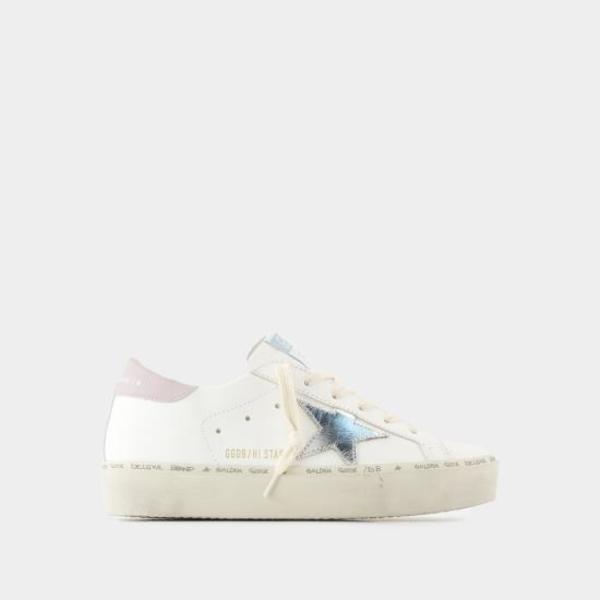 Golden Goose White Silver Lilac Sneakers Golden Goose White Silver Lilac Sneakers