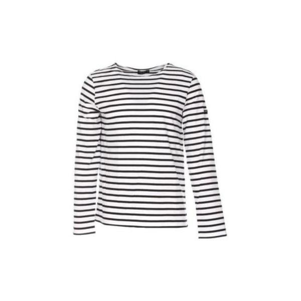 Saint James Tunic Top - Ecru Marine