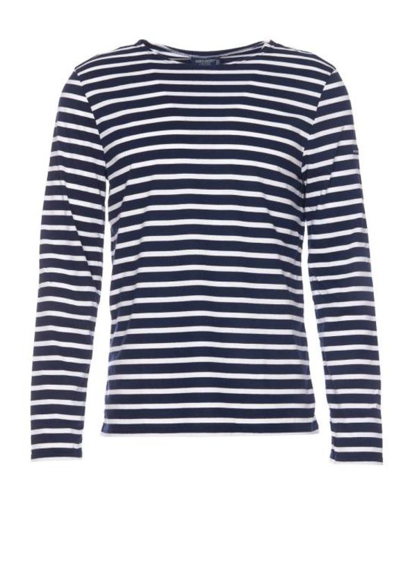 Saint James Tunic Top - Marine/Ecru