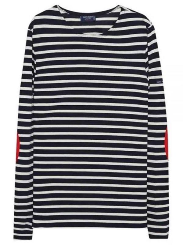 Saint James Tunic Top - Marine Ecru Tulipe