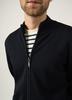 Saint James Cardigan - Navy Gris - Thumbnail 1