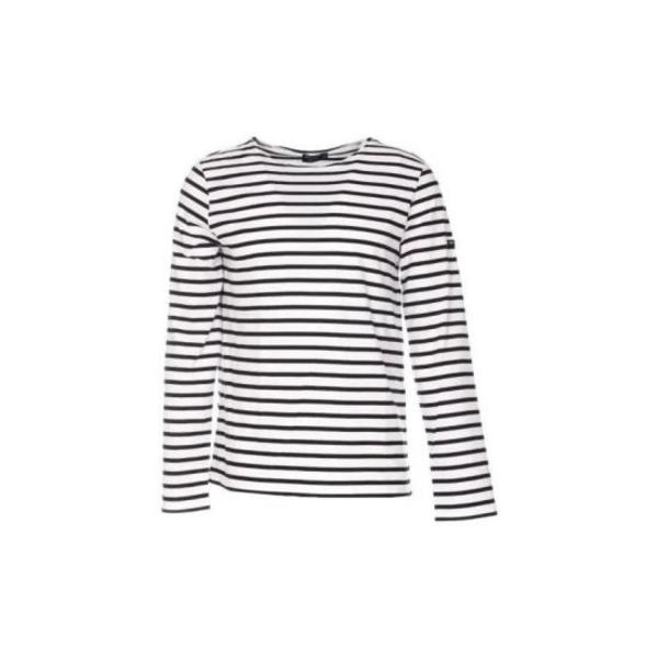 Saint James Neige Noir Tunic Top