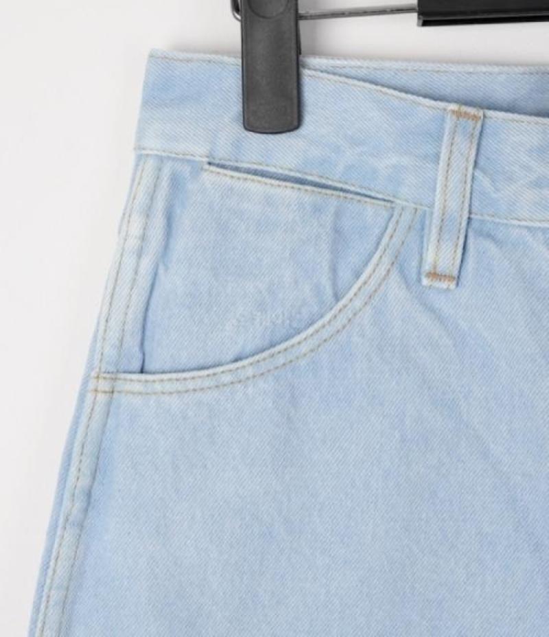 Studio Nicholson Denim Pants - Bleach Wash | Garmentory