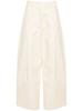 Studio Nicholson Straight Pants - Cream - Thumbnail 1