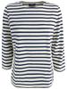 Saint James Tunic Top - Ecru Marine - Thumbnail 1