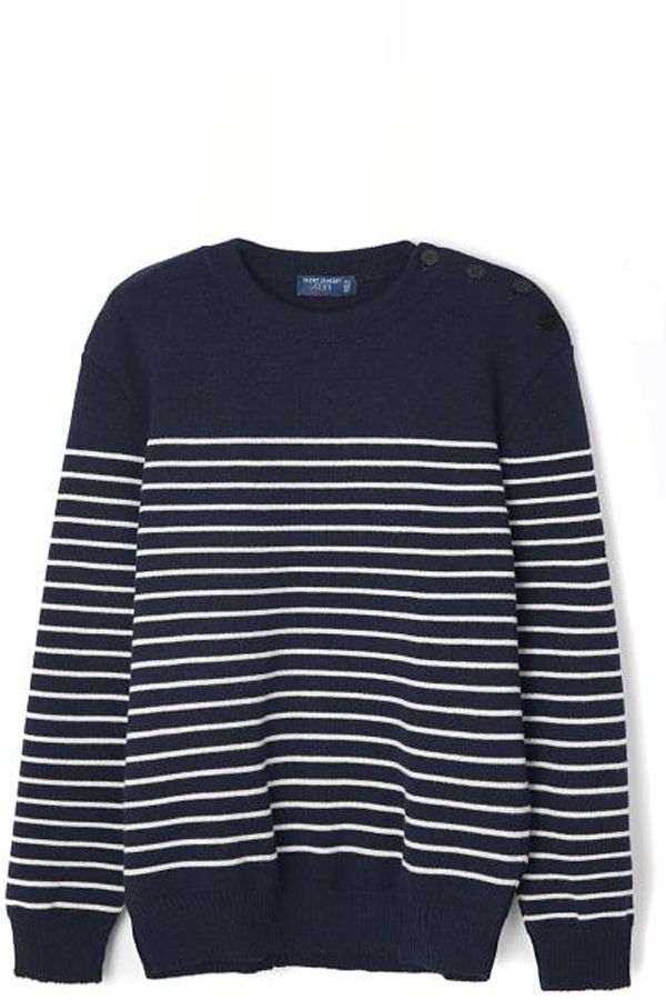 Saint James Sweater - Marine Ecru