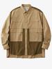 WHITE MOUNTAINEERING Long Sleeve Shirt - Beige - Thumbnail 1