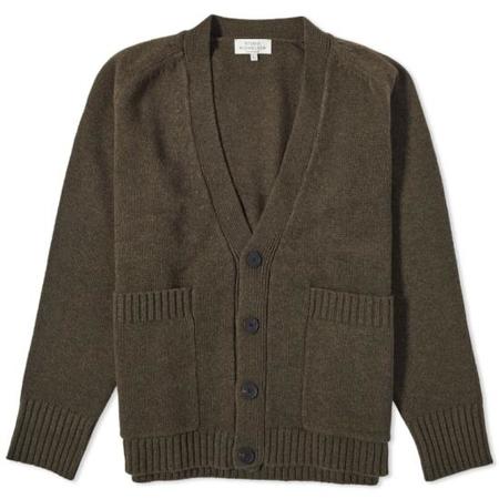 トップス STUDIO NICHOLSON CARDIGAN Studio Nicholson Cardigan - Darkest Navy | Garmentory