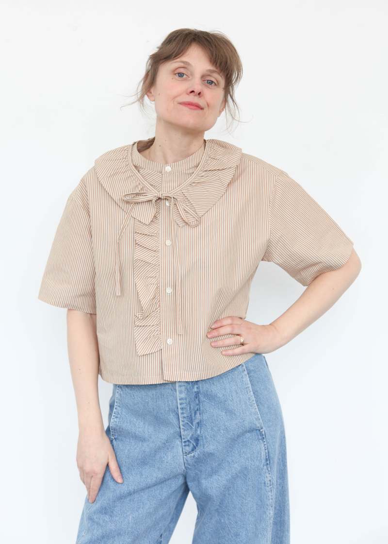トップス marno emma shirts Nicholson & Nicholson Emma Shirt - Beige | Garmentory