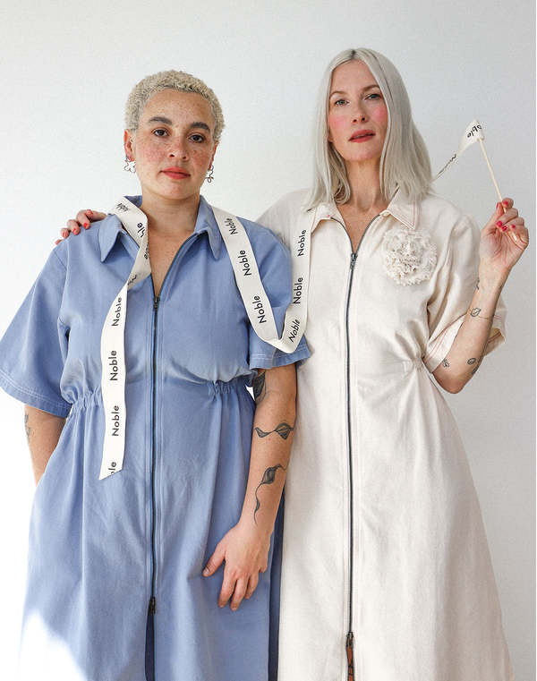Noble Utility Dress in Pebble Blue Pebble Blue / XL | Dress By Noble Noble Utility Dress in Pebble Blue Pebble Blue / XL | Dress By Noble