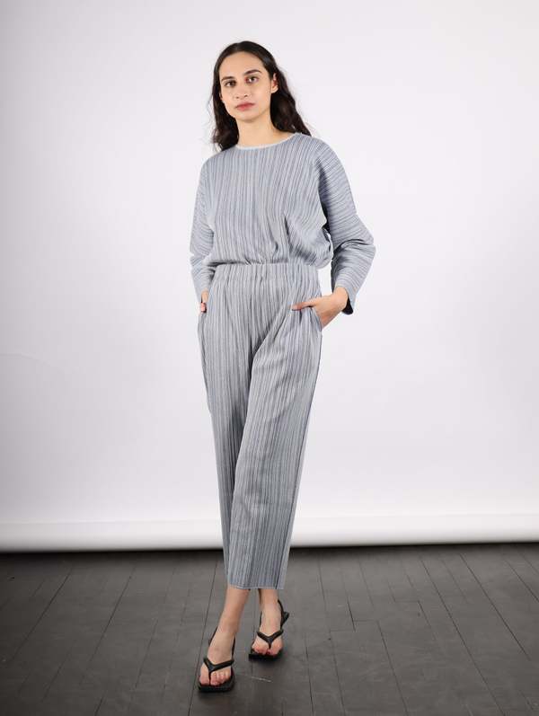 Pleats Please by Issey Miyake A-POC Shell Bottoms - Blue | Garmentory