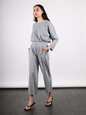Pleats Please by Issey Miyake A-POC Shell Bottoms - Blue | Garmentory