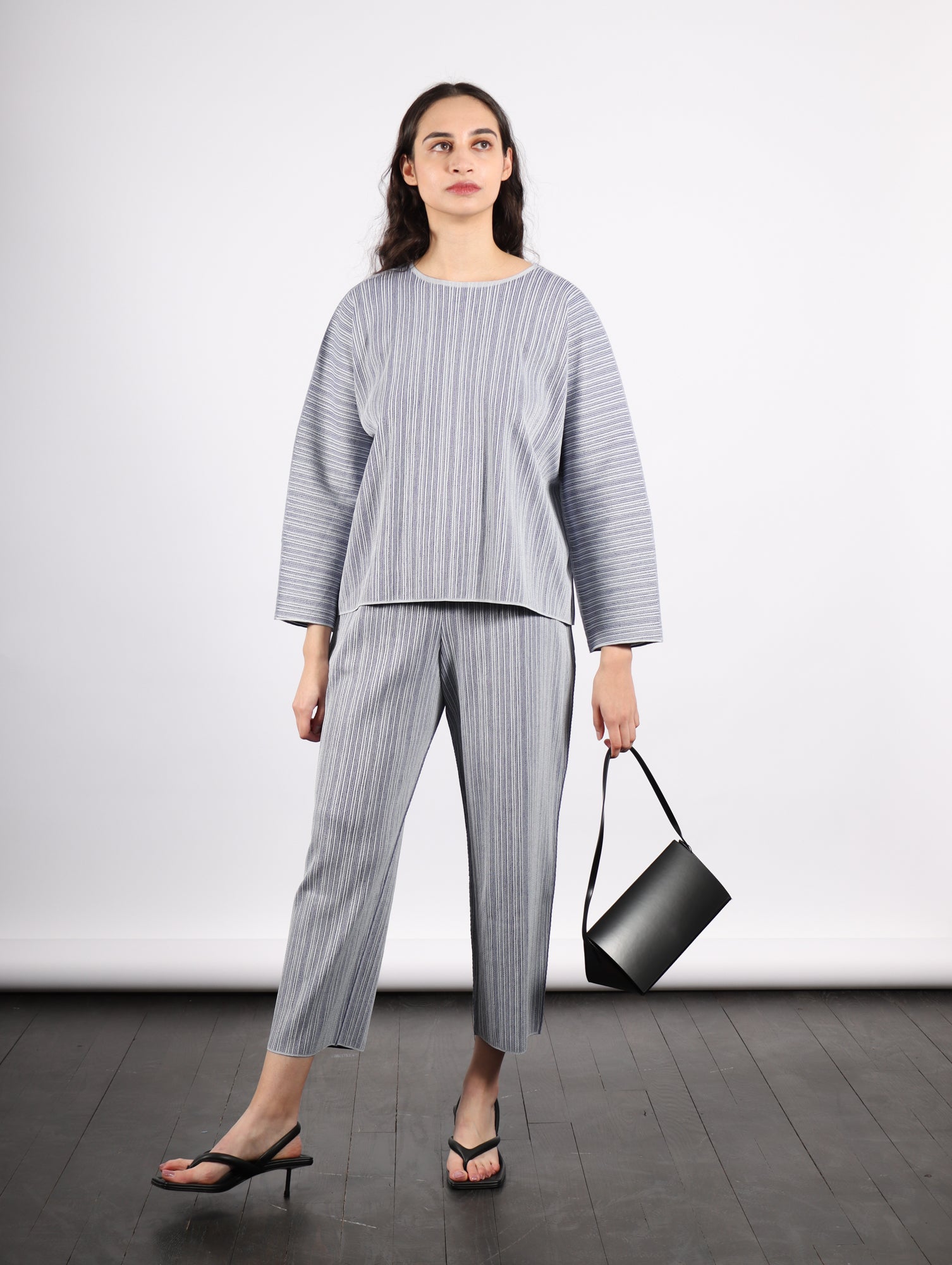 Pleats Please by Issey Miyake A-POC Shell Top - Blue | Garmentory