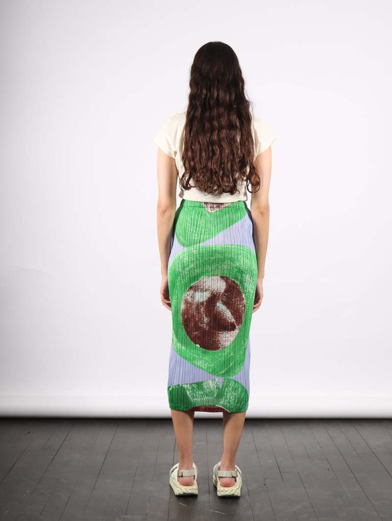 PLEATS PLEASE ISSEY MIYAKE ブラウン　SKIRT PLEATS PLEASE ISSEY MIYAKE: Brown Monthly Colors March Midi