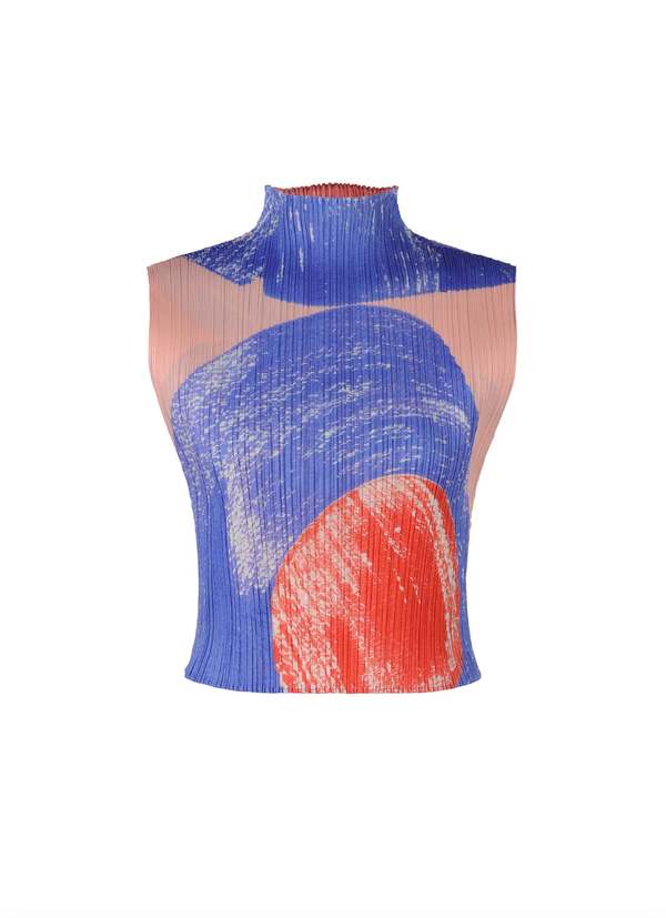 Tシャツ・カットソー ISSEY MIYAKE PLEATS PLEASE : BACKLIGHT top Pleats Please by Issey Miyake Backlight Top - Red | Garmentory