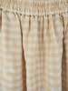 Monica Cordera Gingham Pants - Beige - Thumbnail 2
