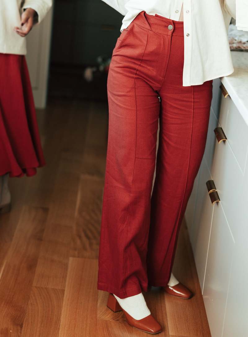 UNISEX jean jones COLLECTION linen mae pants UNISEX jean jones COLLECTION linen mae pants
